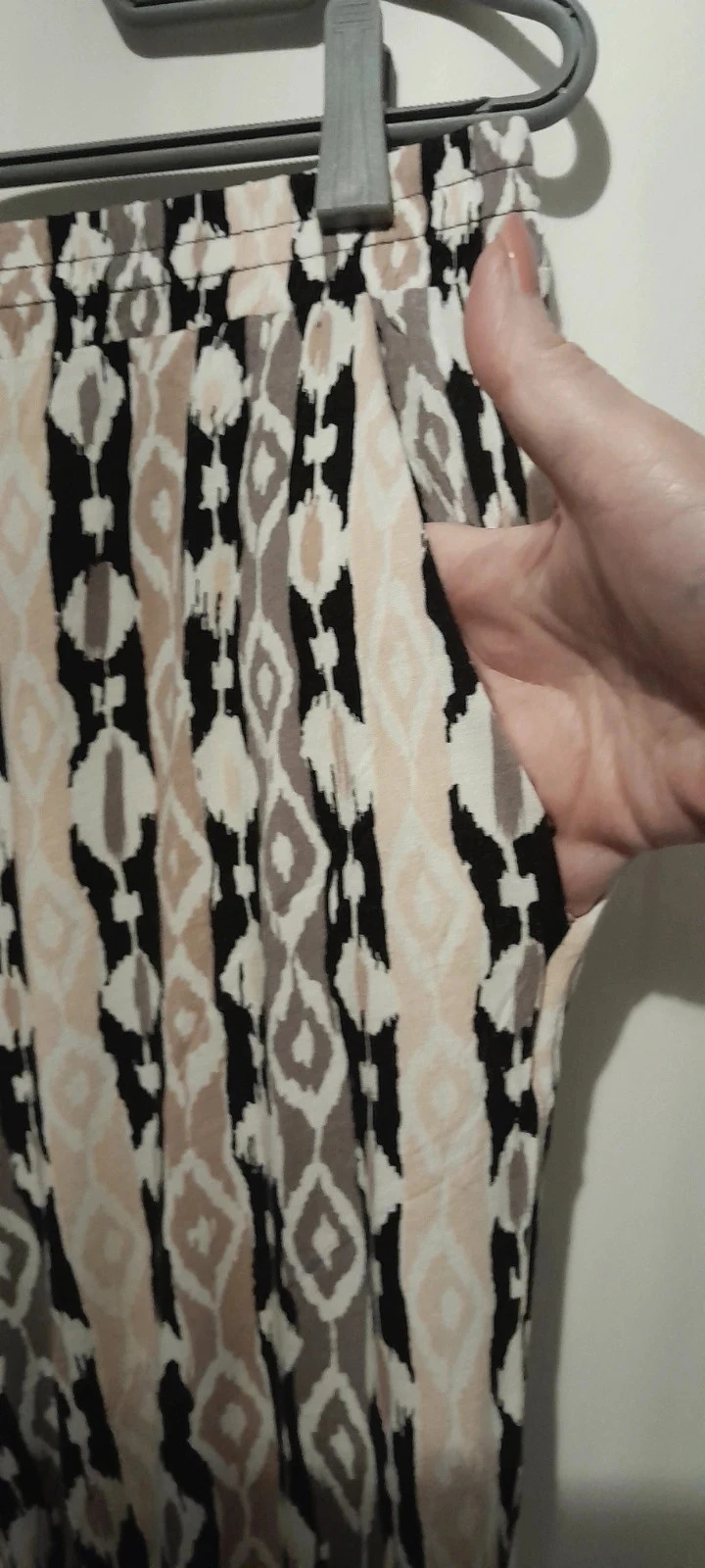 Calça fluida feminina, estilo casual, tamanho L, Marca H&M – photo 7